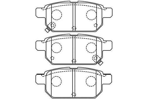 KAVO PARTS Jarrupala, levyjarru BP-8532